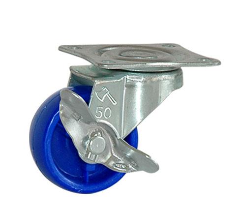 Càng bánh xe đế xanh có khóa